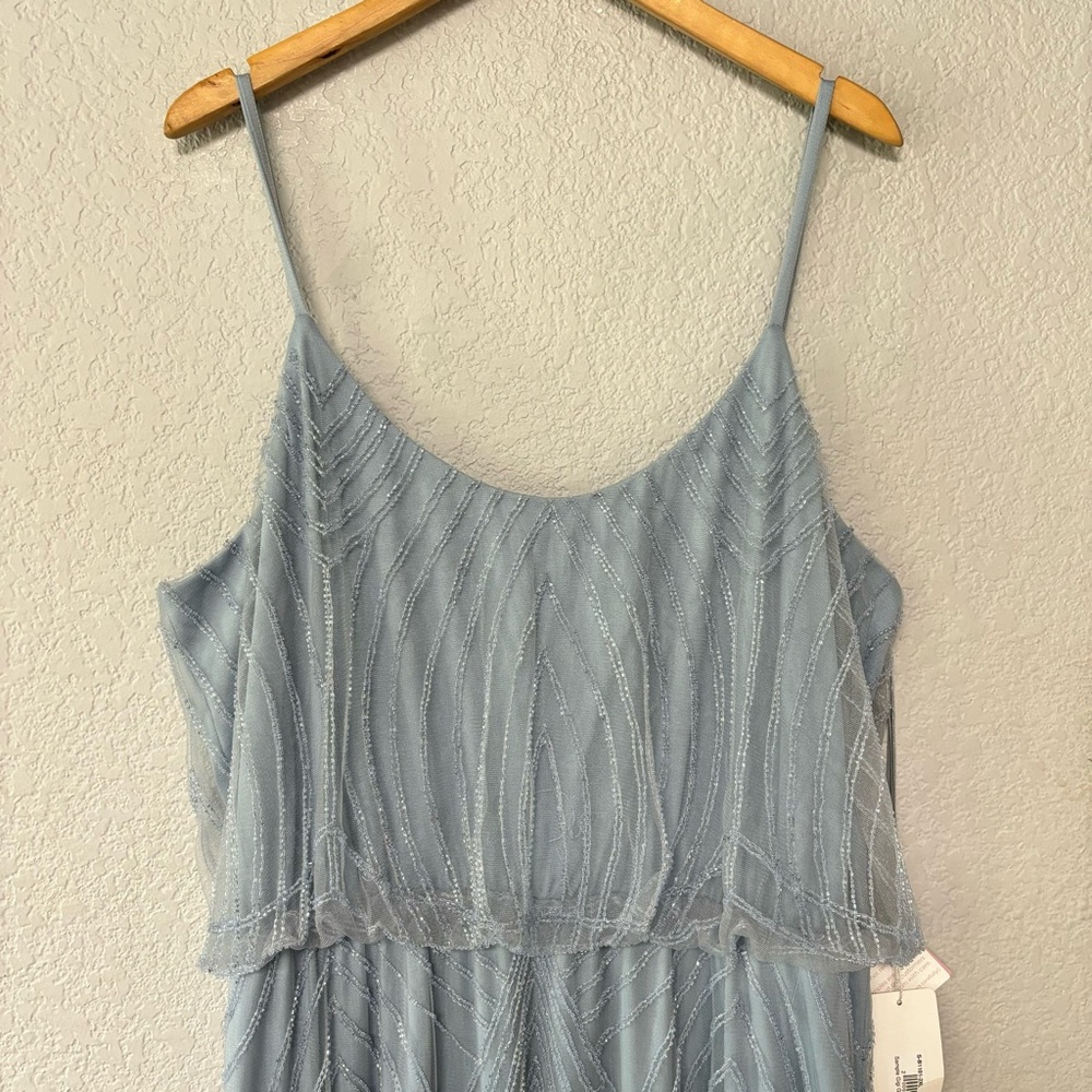Revelry French Blue Gigi Beaded Dress Size XXL - Picture 4 of 11